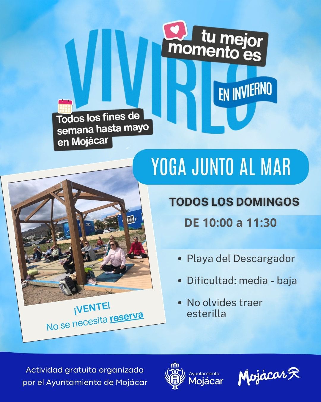 Yoga junto al mar - Programa de actividades otoño-invierno